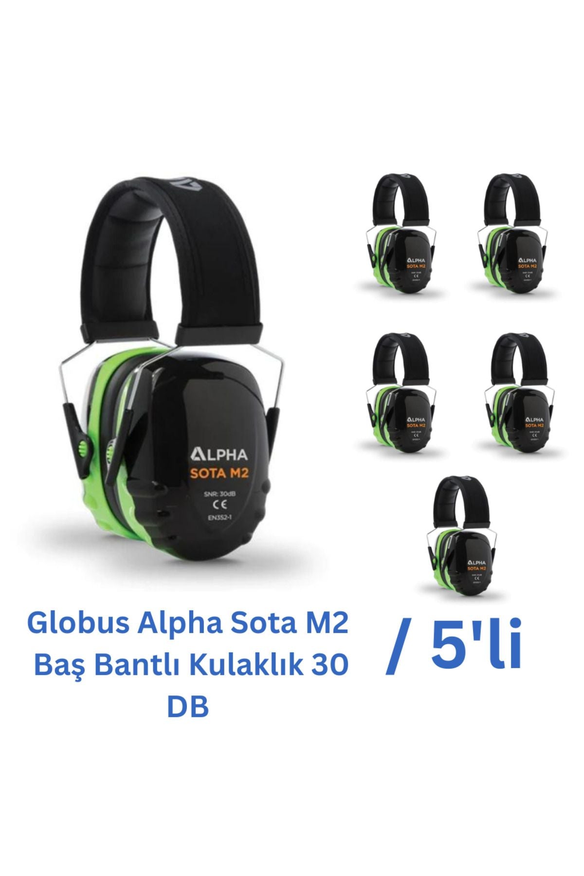 Alpha Sotam2 Baş Bantlı Kulaklık 30 DB - 5 Adet Alpha Sotam2 Baş Bantlı Kulaklık 30 DB - 5 Adet